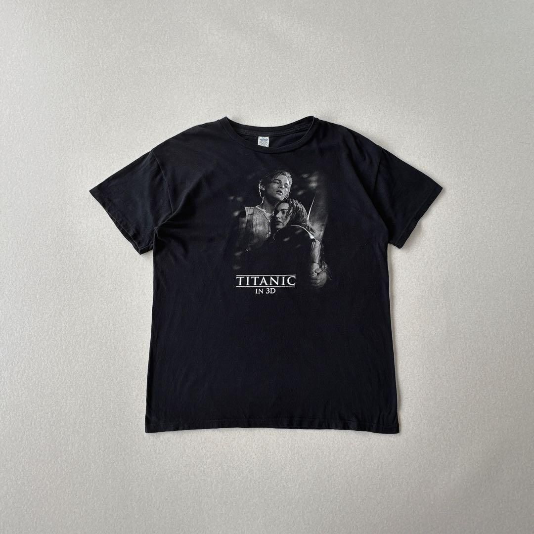 希少 タイタニック IN 3D Mサイズ Tシャツ 2012年 リバイバル 映画