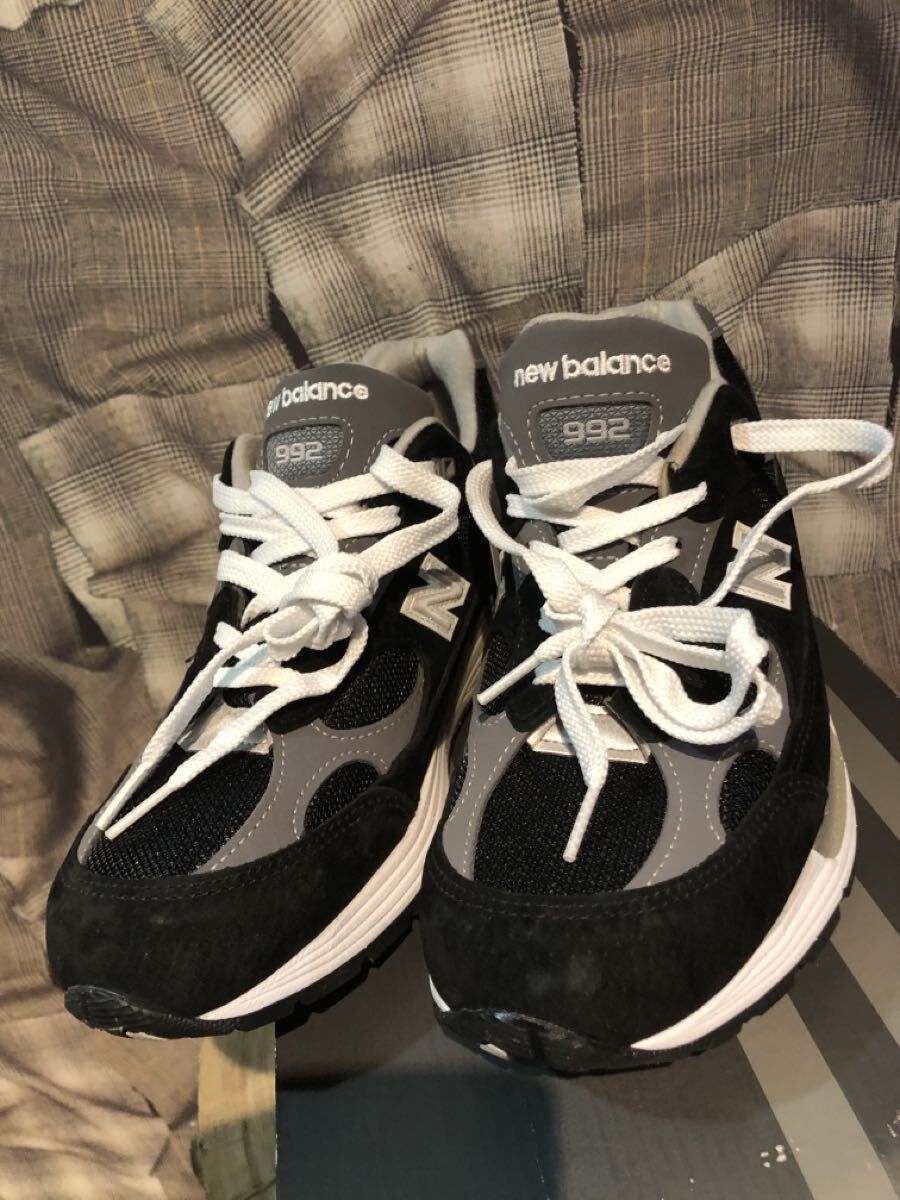 福岡出品 New Balance ニューバランス 992 M992EB スニーカー ブラック 