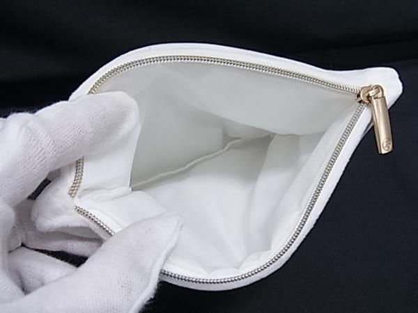 CHANEL シャネル ロゴ ポリエステル94%×スパンデックス6% マルチポーチ