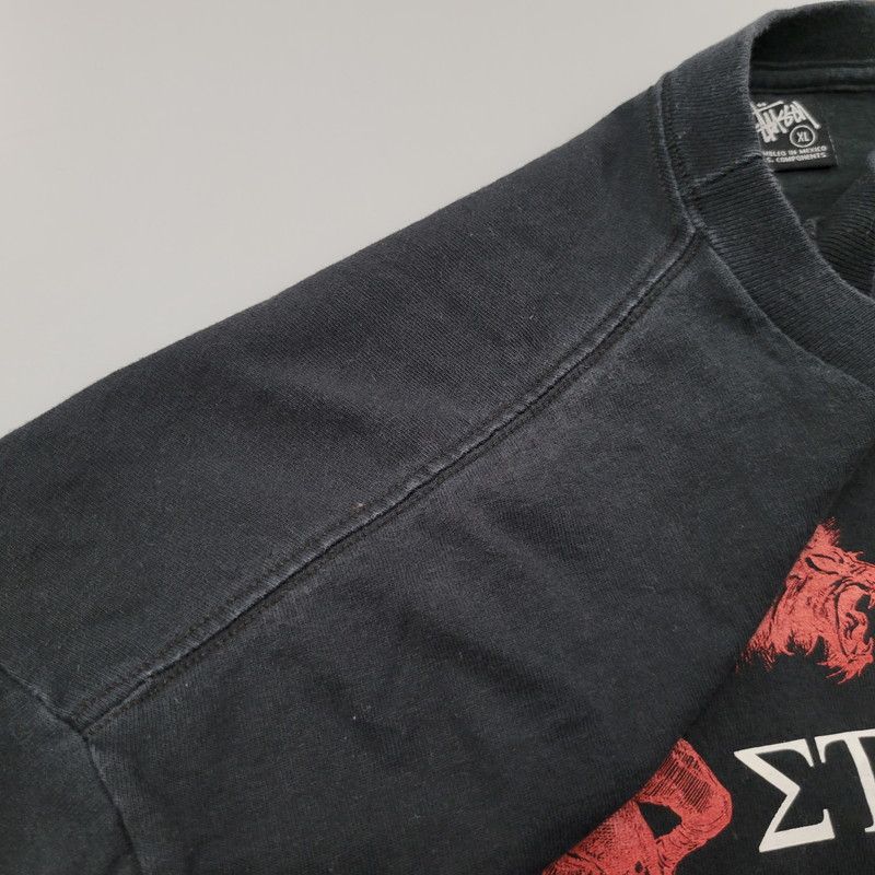 中古品】 STUSSY ステューシー × KOSTAS コスタス 7TH ANNIVERSARY TEE
