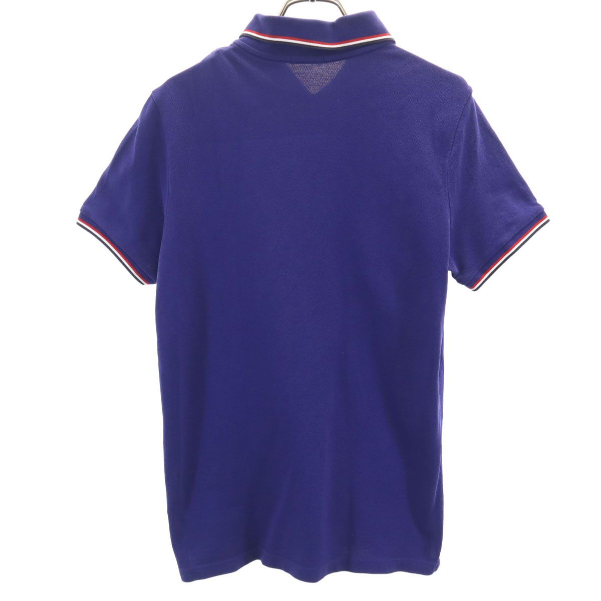 MONCLER モンクレール 半袖 MAGLIA ポロシャツ S 青紫 メンズ 古着