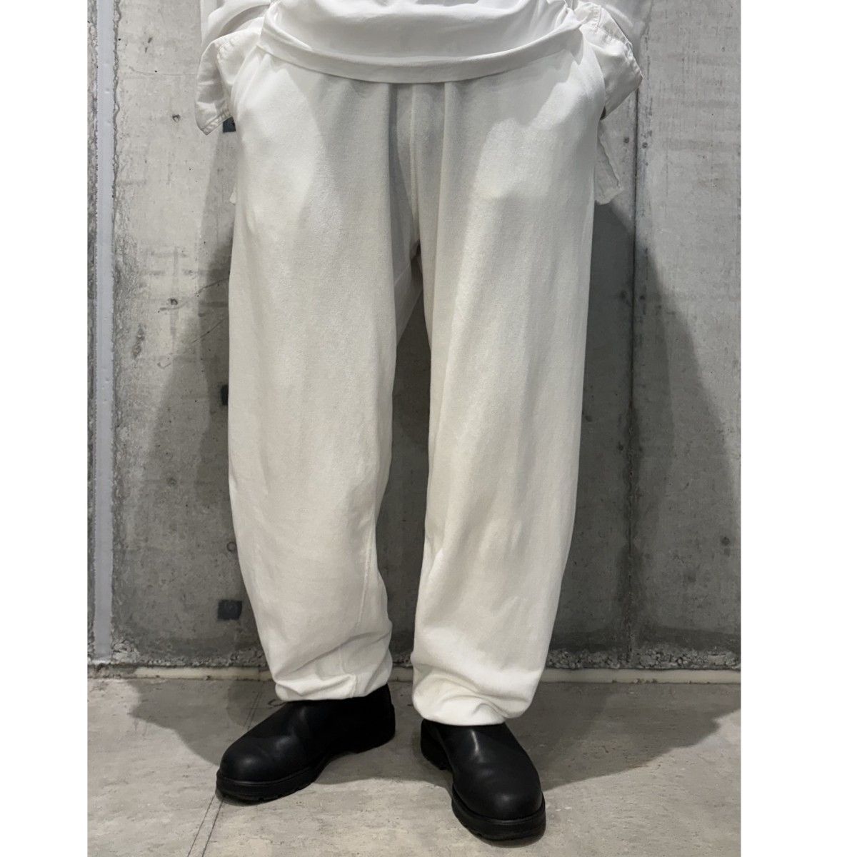 COMOLI 26SS LWコットン裏毛 パンツ イージージョガー D01-05018 