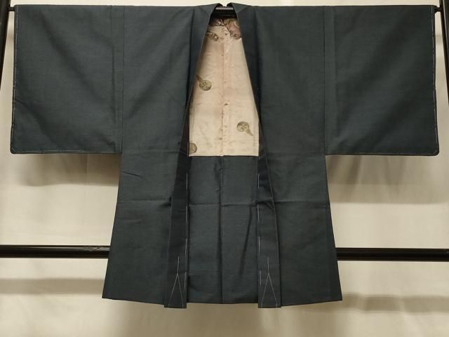 平和屋着物＃男性　本場大島紬　長羽織　80亀甲　総詰め　正絹　逸品　未使用　CABG8037in