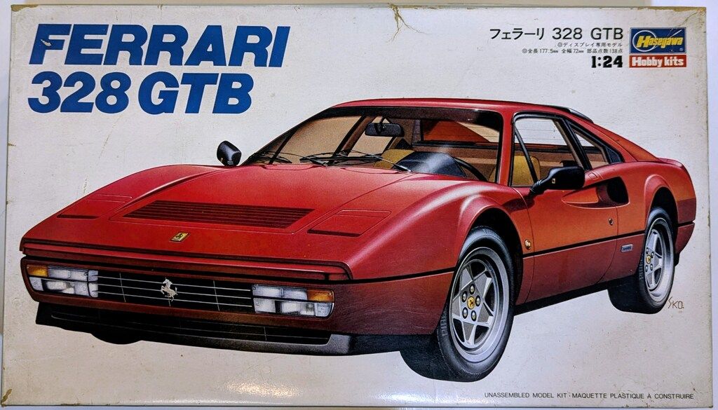 長谷川製作所 1/24スケール フェラーリ328GTB CA3 - メルカリ