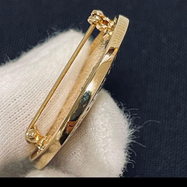 希少・Christian Dior/クリスチャンディオール、ゴールドブローチ