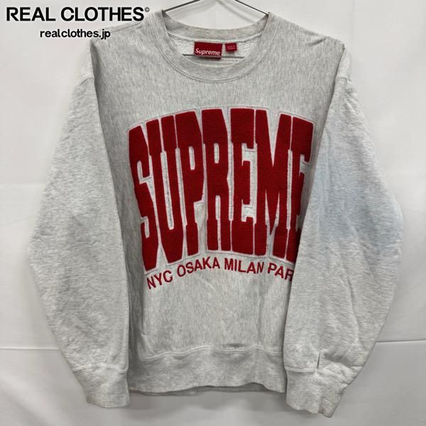 Supreme Cities Arc Crewneck アッシュグレー 21aw Supreme/シュプリーム【21AW】Cities Arc Crewneck/シティーズ アーチ