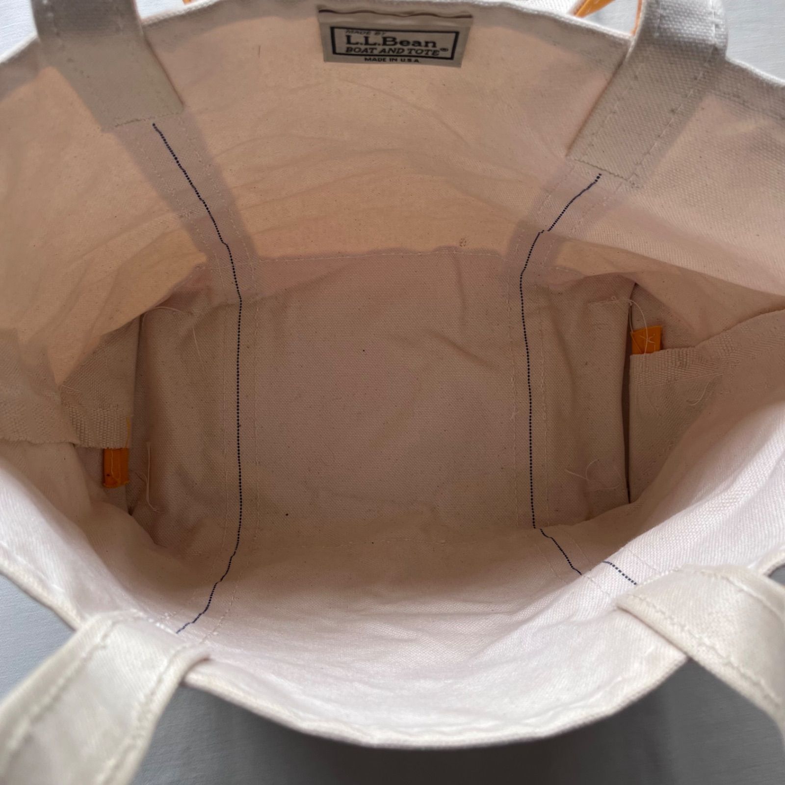 llbean エルエルビーン トートバッグ boat and tote USA製 イエロー 