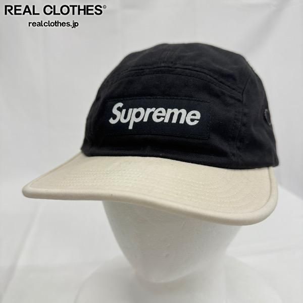 SUPREME 19SS 2Tone Camp Cap Black キャップ Supreme/シュプリーム【19SS】2-Tone Camp Cap/2トーン キャンプ