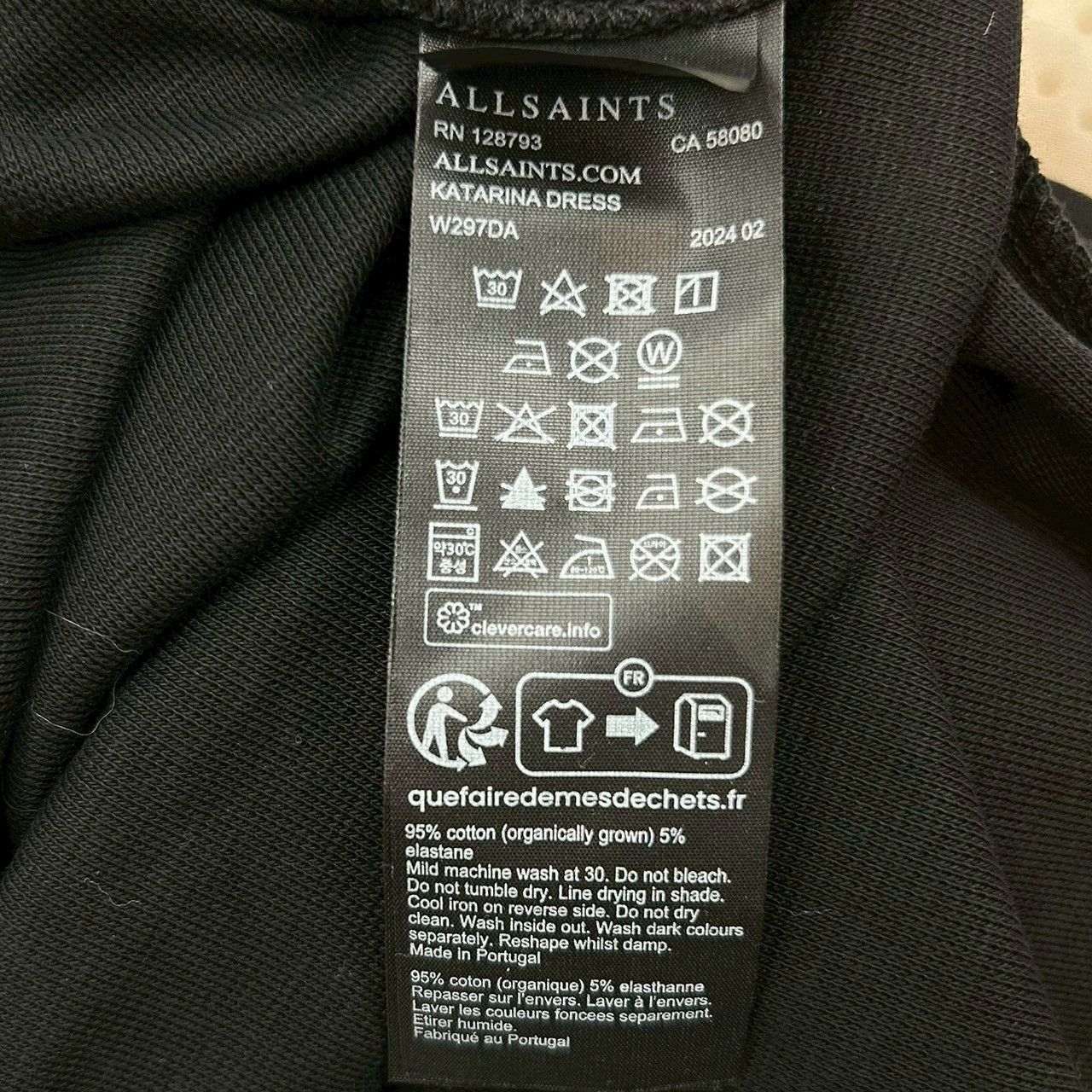 新品 未使用 タグ付き ALLSAINTS オールセインツ KATARINA DRESS 
