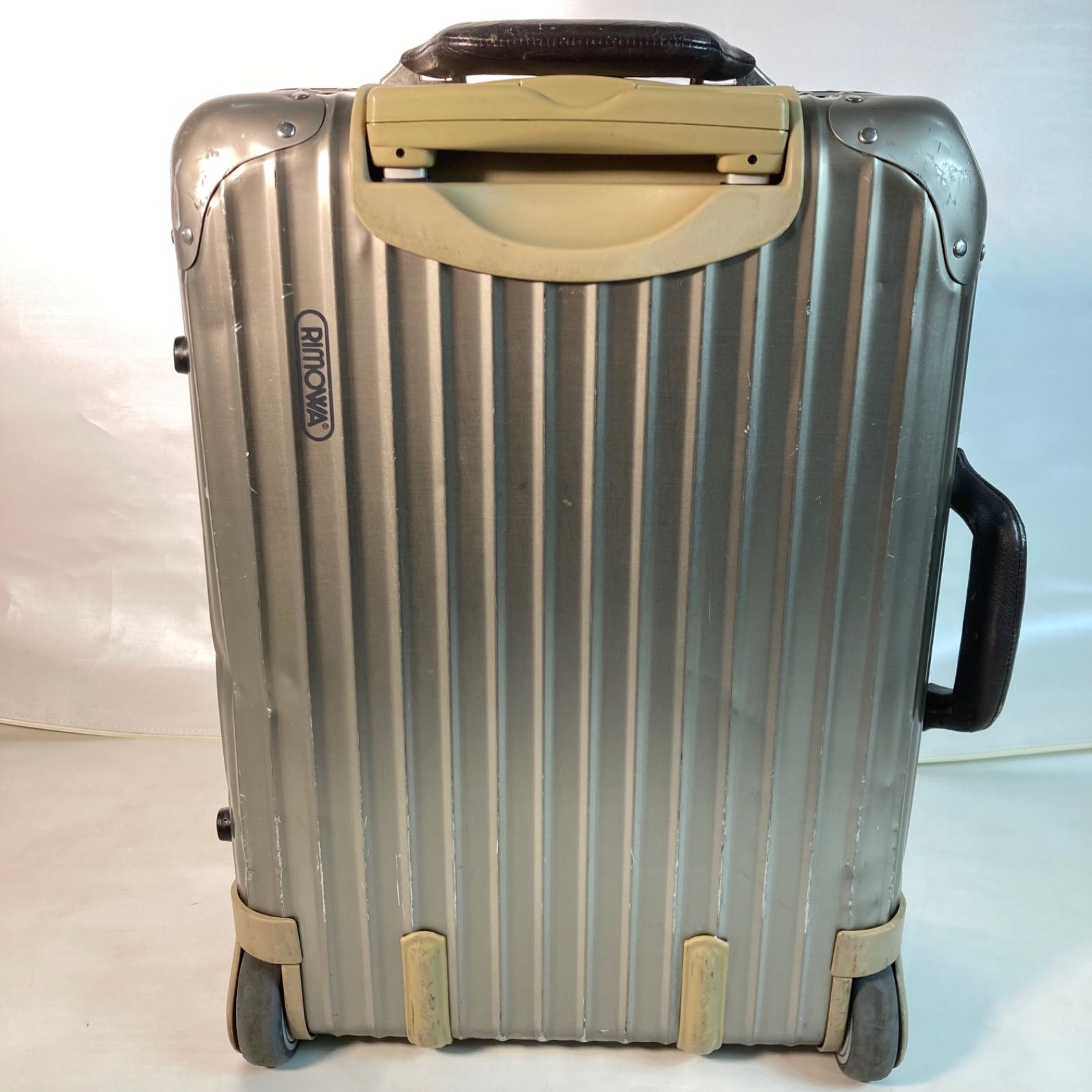 希少】RIMOWAトパーズ チタニウム 2輪 ゴールド キャリーケース