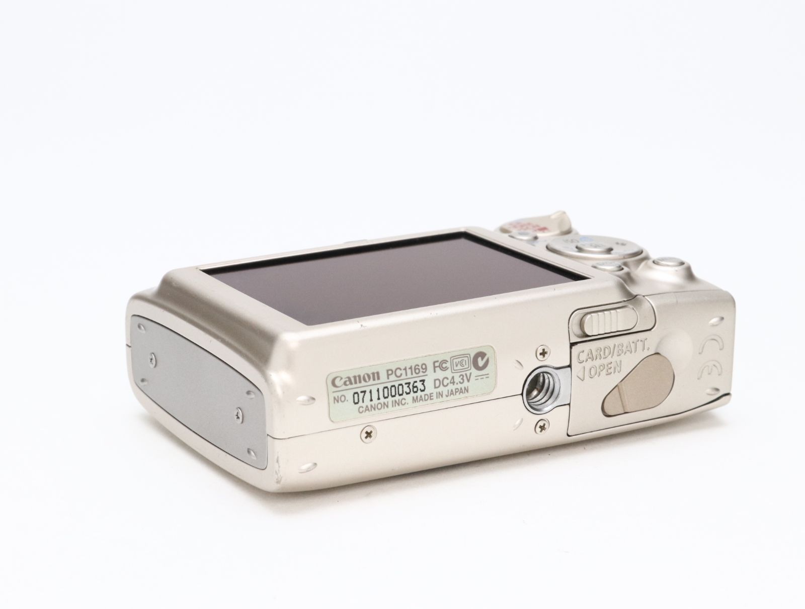B- (並品) Canon キヤノン IXY DIGITAL 700 サテンベージュ 初期不良