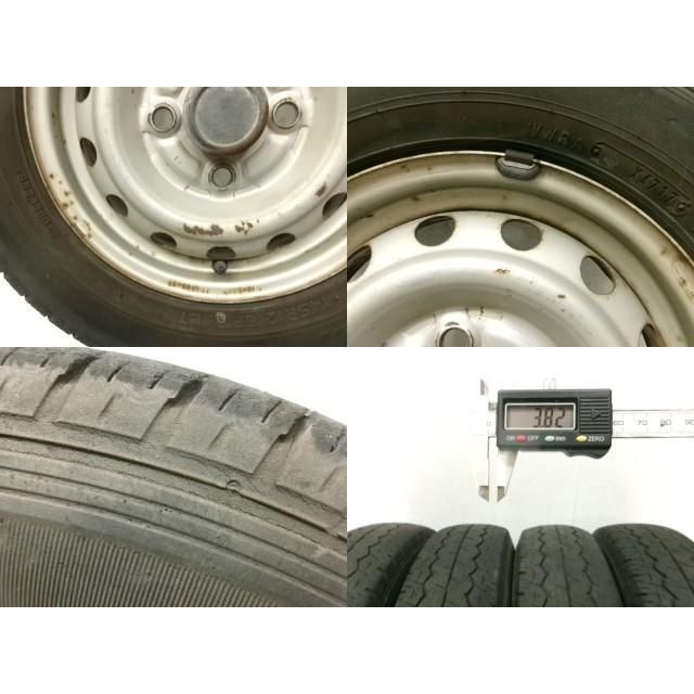 17年 ミニキャブ GBD-U61V 純正 スチールホイール4本 12インチ 3.5J 4