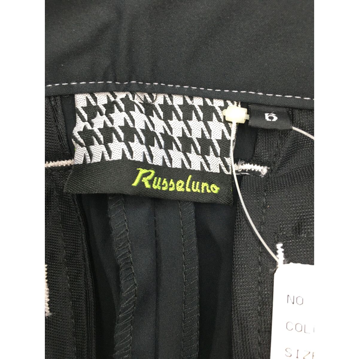 【新品未使用】サイズ6 メンズ パンツ ラッセルノ 1815 未使用品 メンズ ラッセルノ RUSSELUNO パンツ 6(LL) ブラック 黒