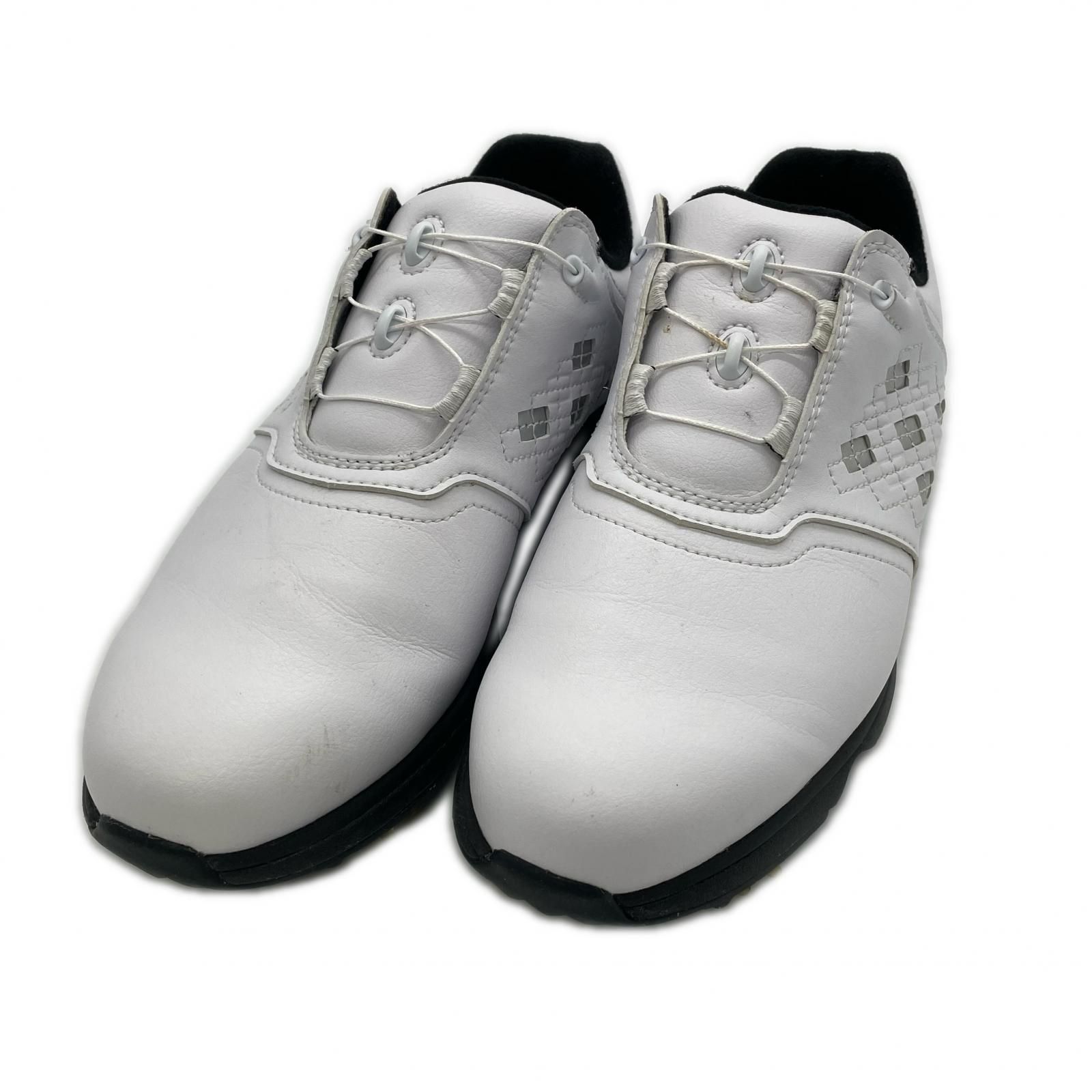 フットジョイ FootJoy ゴルフシューズ 22.5cm ホワイト×シルバー E 
