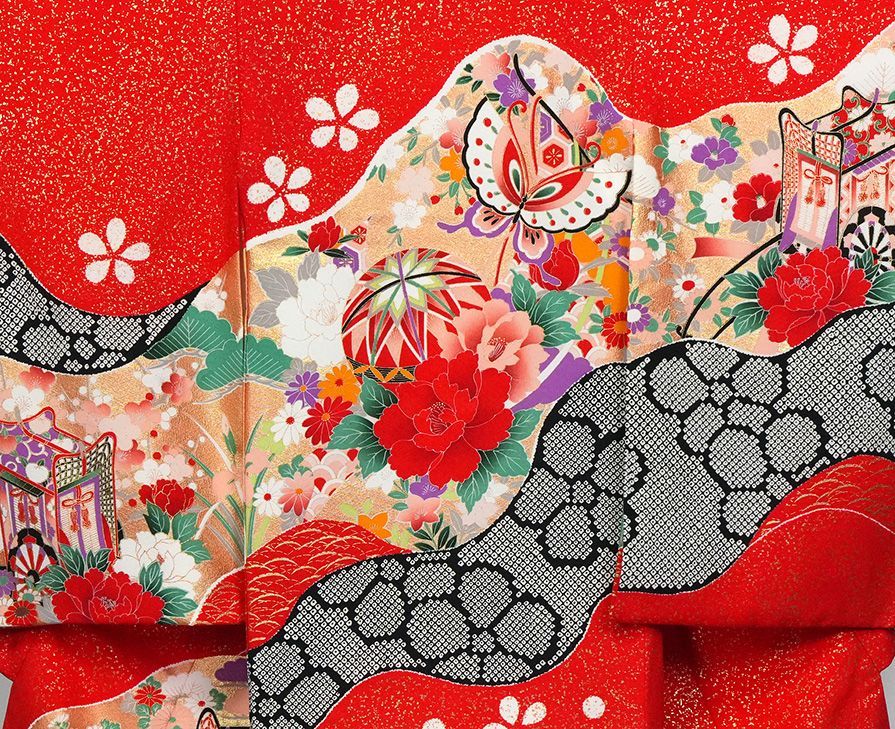新品 正絹】お宮参り 着物 女の子 祝着｜七五三も可｜j3102 - メルカリ