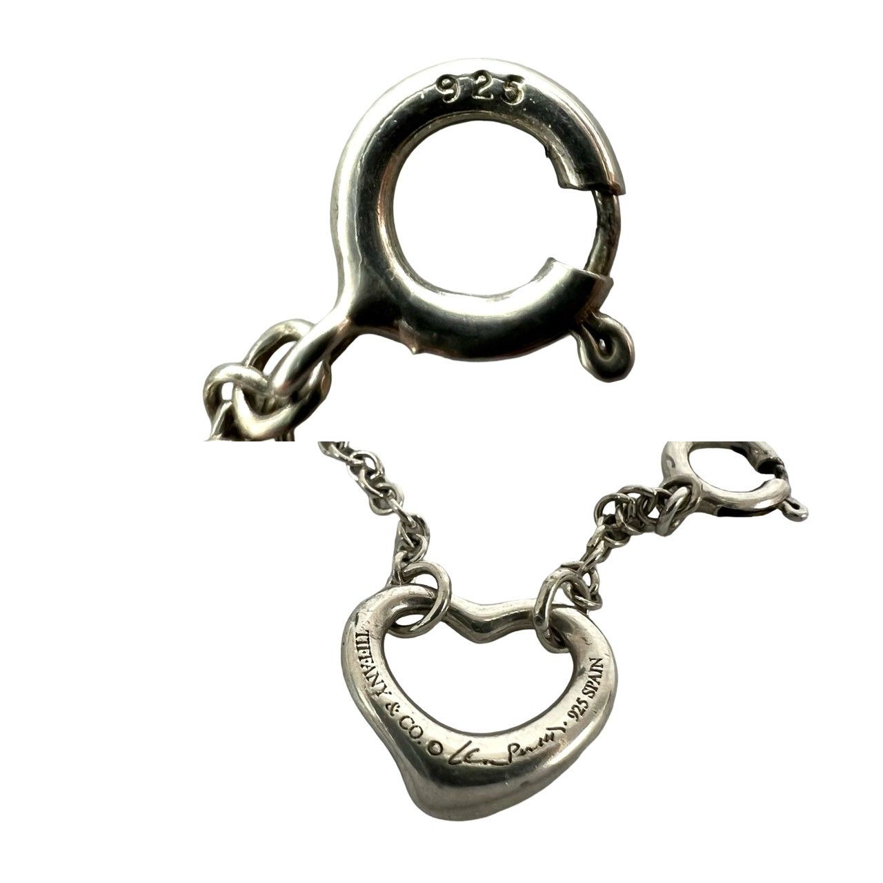 極 美品 TIFFANY&Co. ティファニー ヴィンテージ オープンハート