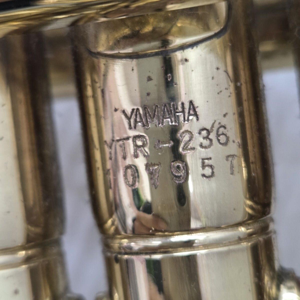 S04853YAMAHA ヤマハ トランペット YTR-236 ケース付 吹奏楽 管楽器