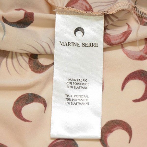 marine serre マリーンセル Second Skin Tattoo Top セカンドスキン