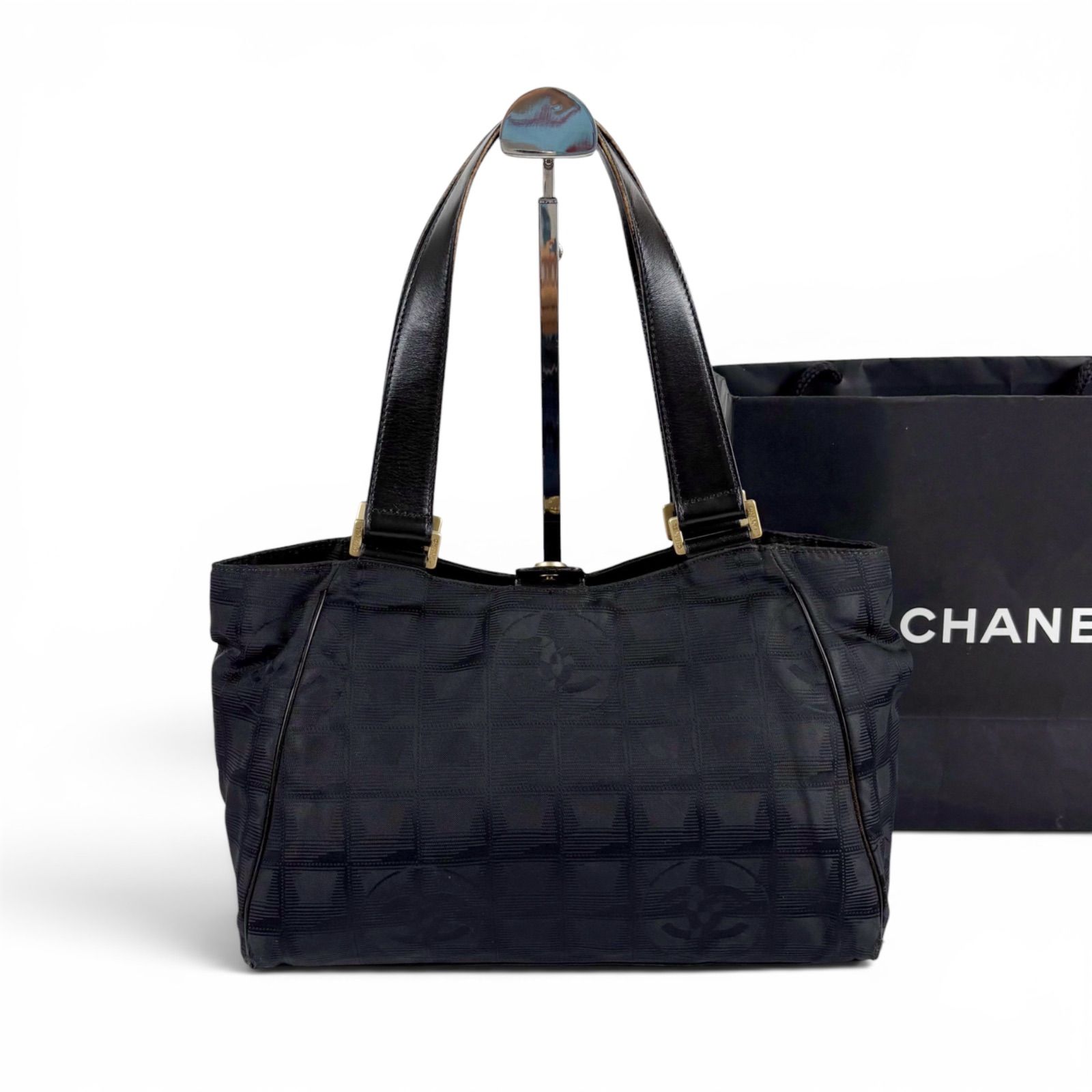 シャネル CHANEL ニュートラベルライン ハンドバッグ サッチェルバッグ 