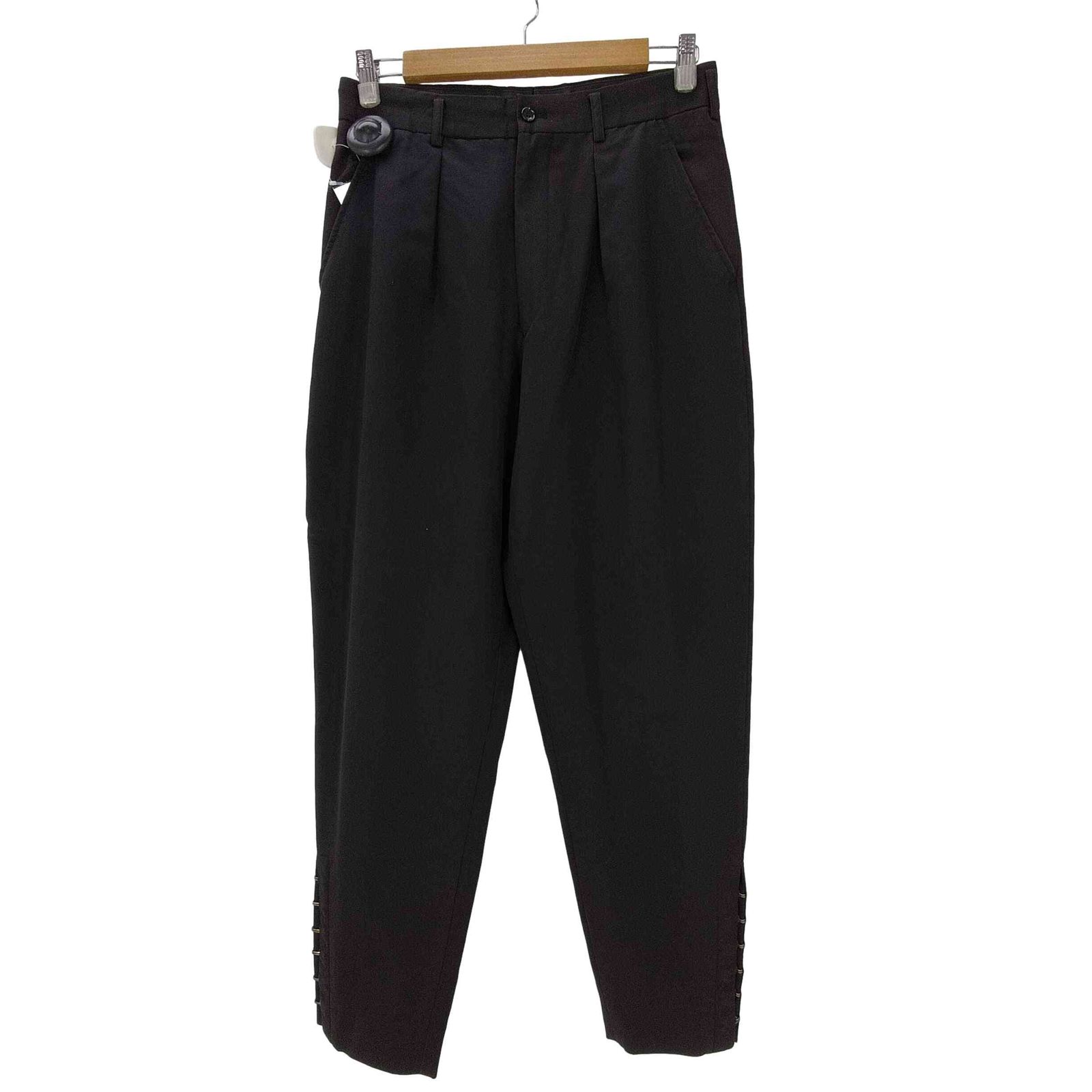 コムデギャルソンオムプリュス COMME des GARCONS HOMME PLUS 90S AD1993 裾フック 1タック ウール テーパード スラックス ジョッパーズ パンツ メンズ JPN：M