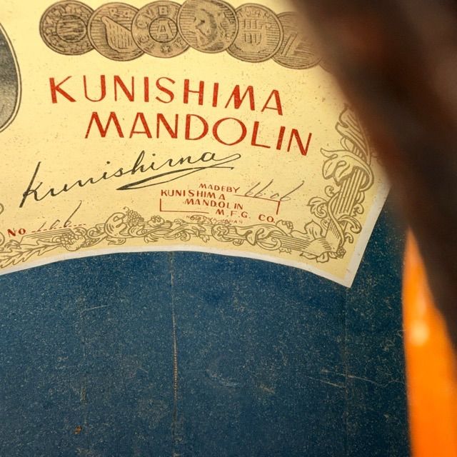 配送不可、現地引取のみ、リユース品】KUNISHIMA MANDOLIN No.106