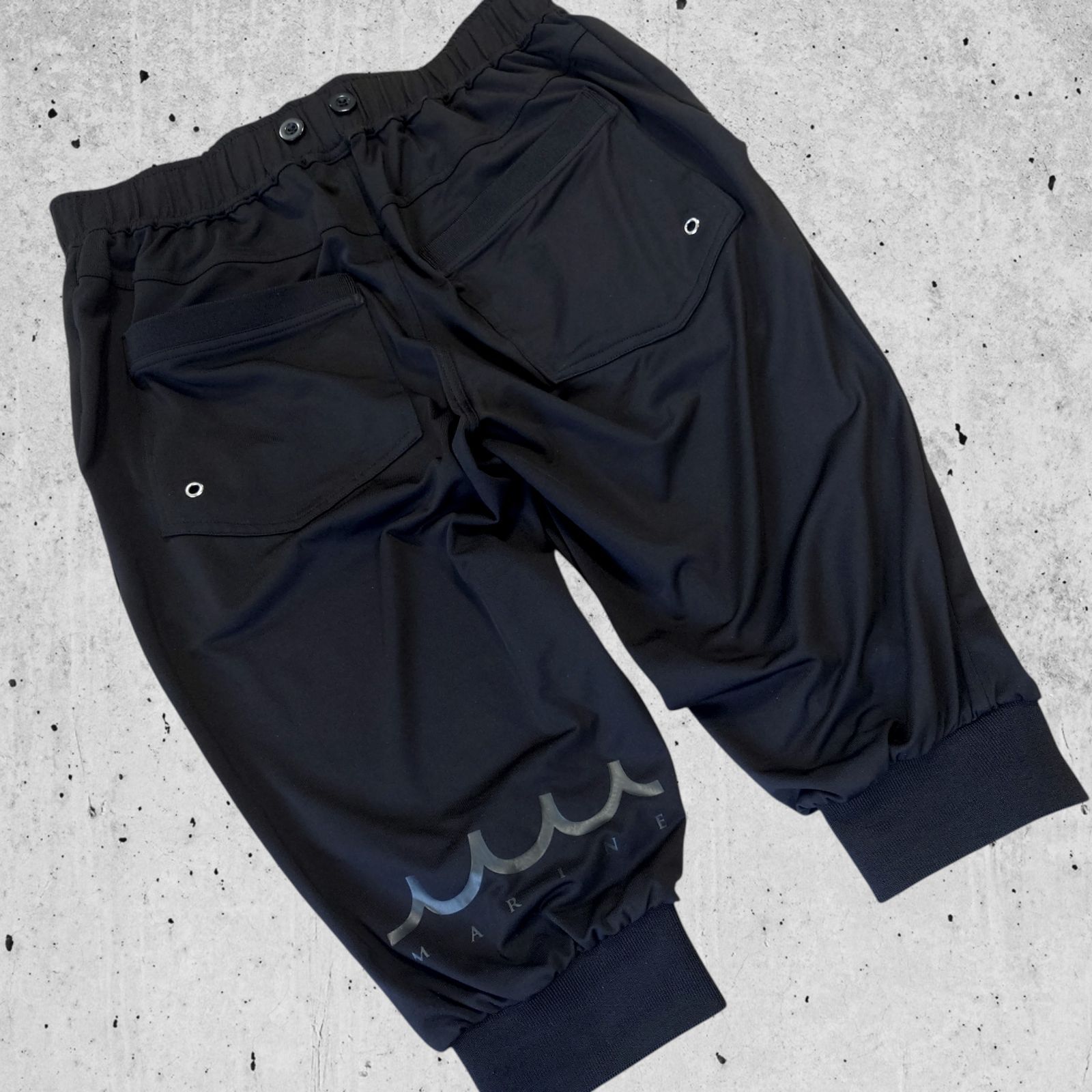 極美品 muta MARINE ラッシュクロップドパンツ ラッシュパンツ 水陸
