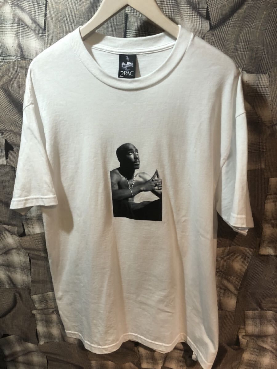 福岡出品 WACKO MARIA ワコマリア 23SS 2pac Tシャツ L コットン 白 FK 
