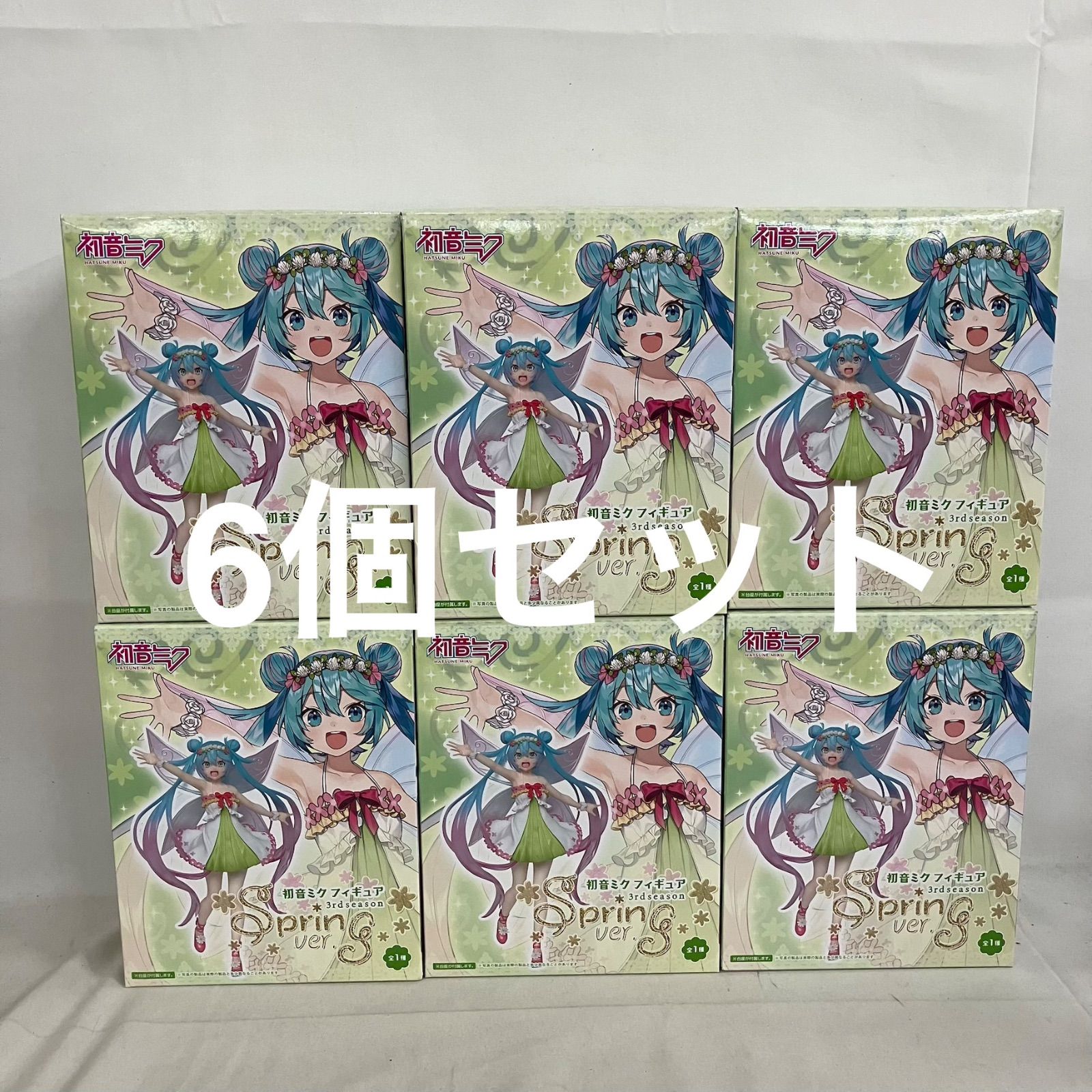 未開封 初音ミク 3rd season Spring フィギュア 6個セット SF6130 c107