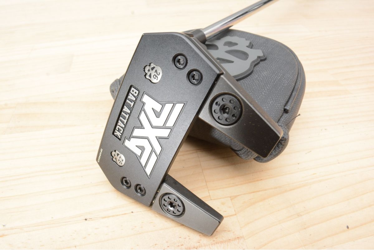 【中古】PXGパター　バトルレディ　バットアタック　34インチ 高慣性 安定ストローク】PXG BATTLE READY BAT ATTACK ダブルベント