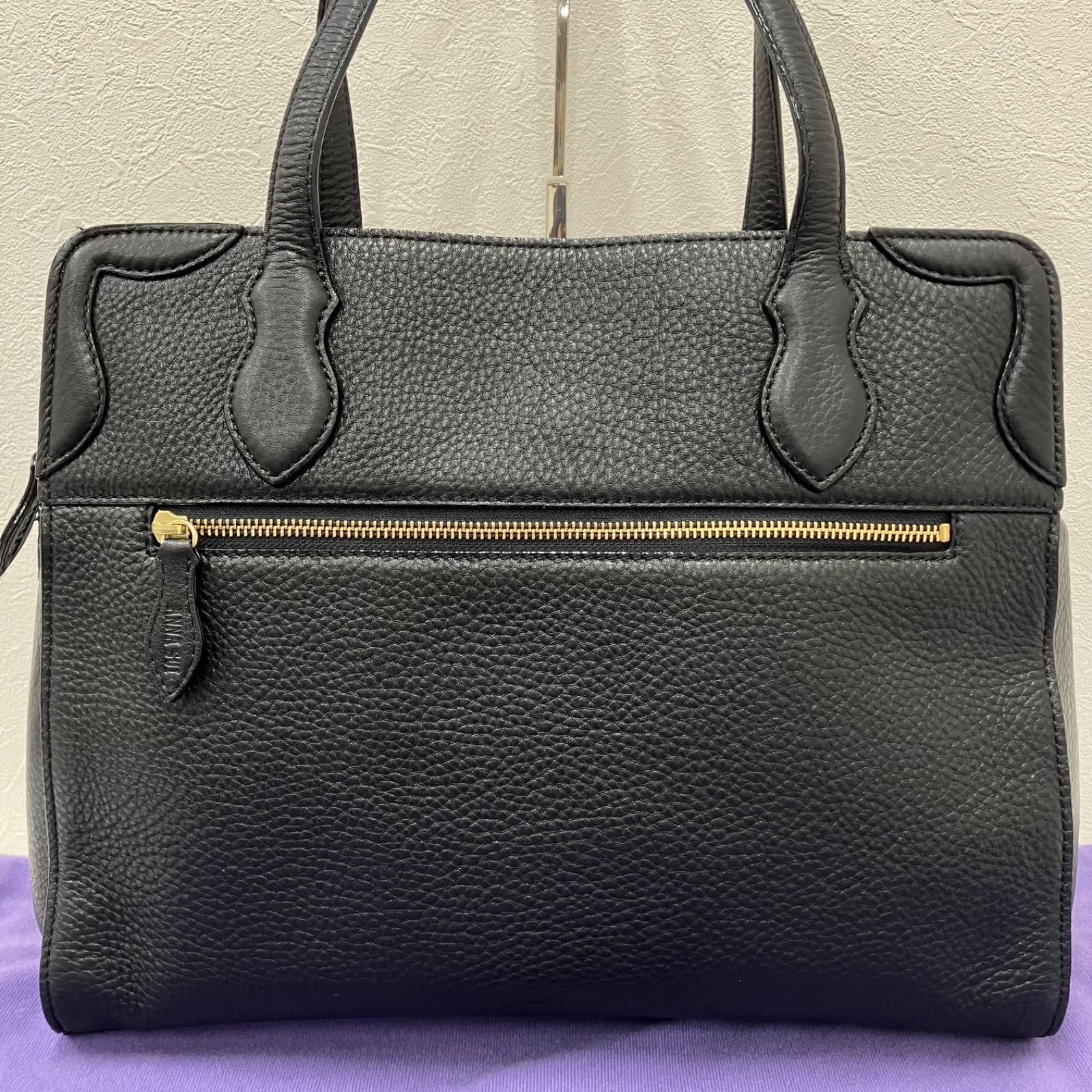 Y4012 ANNA SUI アナスイ トートバッグ ハンドバッグ ブラック 黒 