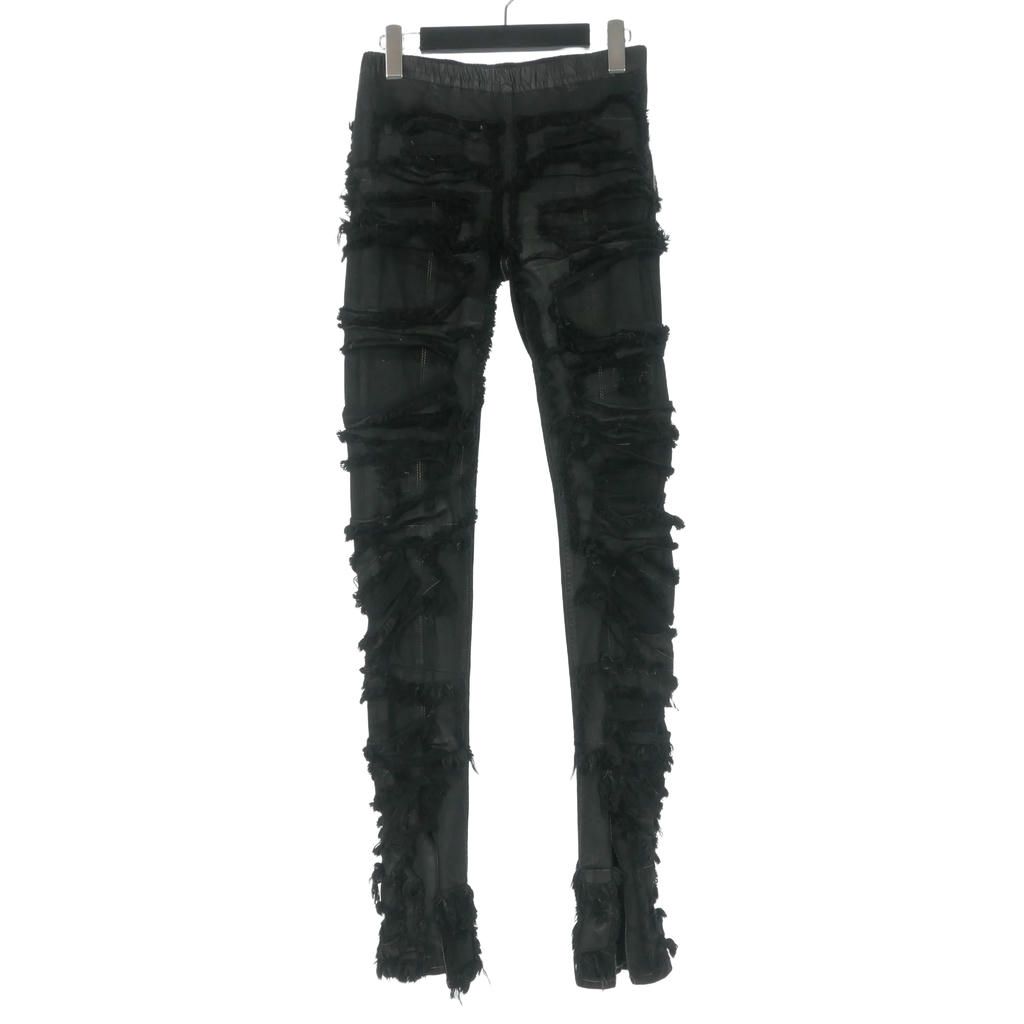Rickowens　ダークシャドウボタンフライスキニーパンツ ダークシャドウ DRKSHDW RICK OWENS 21AW SLIT FRONT LEGGING