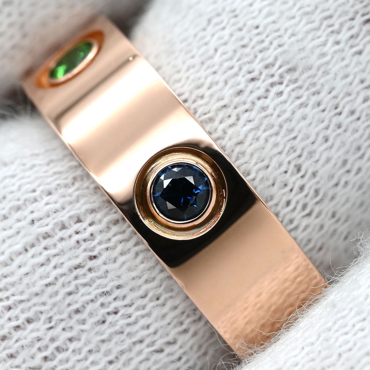 カルティエ Cartier リング 指輪 ラブリング マルチカラーストーン