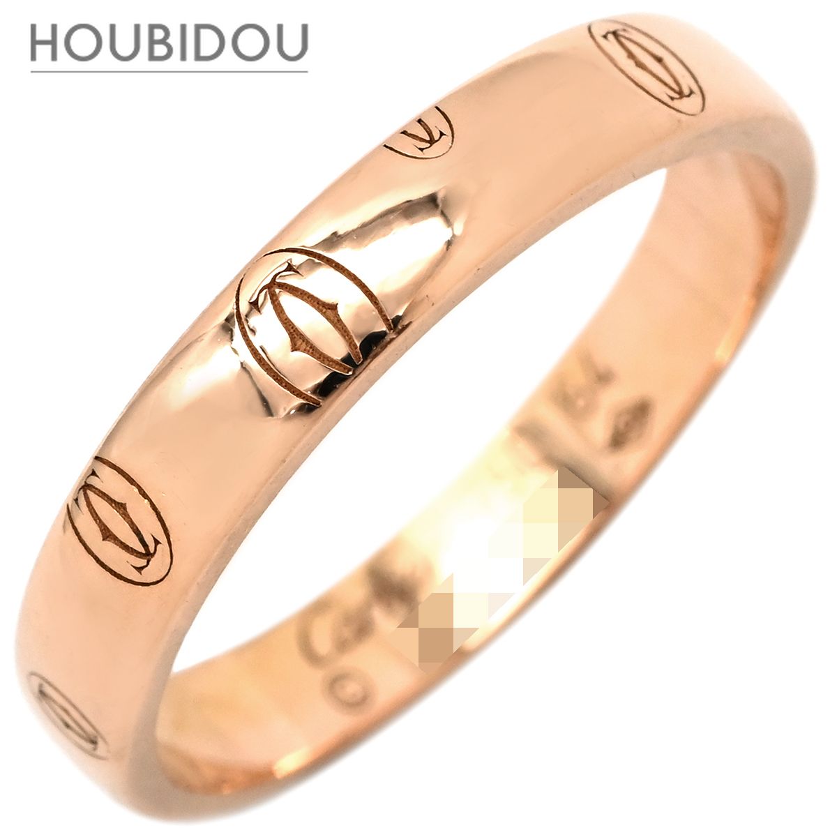 カルティエ Cartier リング 指輪 ハッピーバースデーリング ピンク 