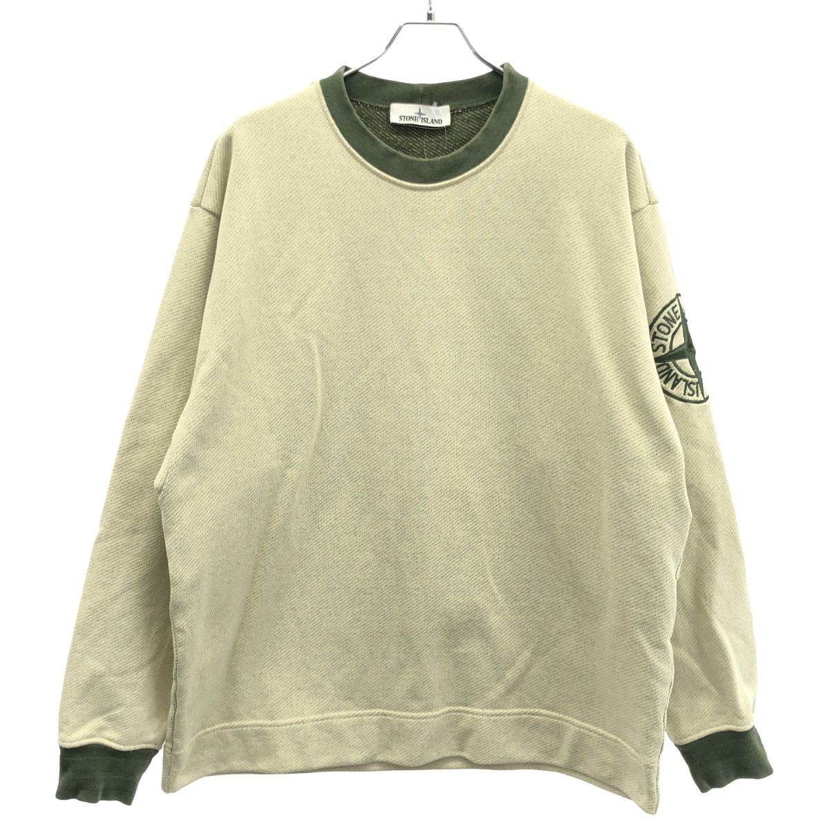 STONE ISLAND ストーンアイランド ロゴジャガードスウェットプル 