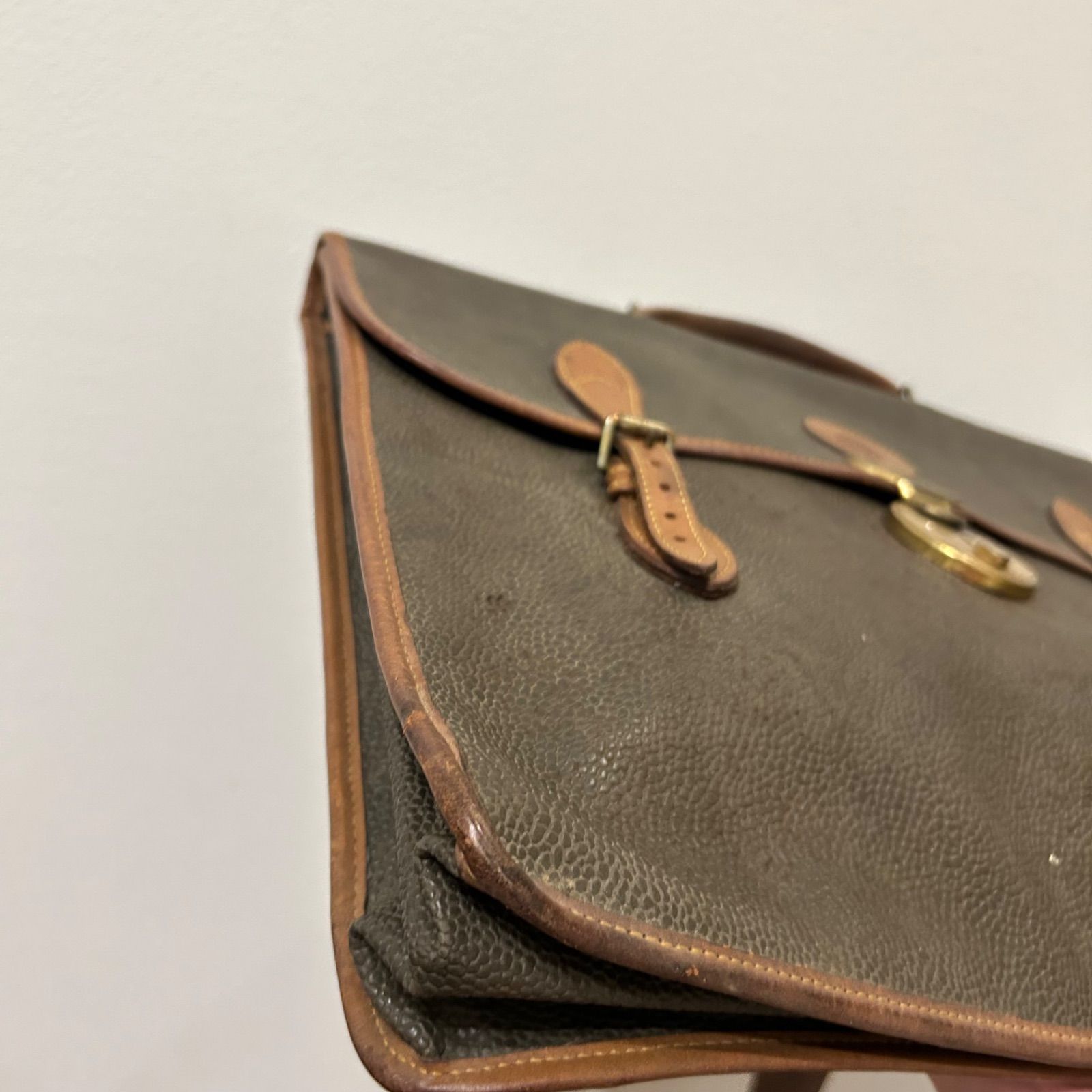 80s イングランド製 MULBERRY マルベリー メンズ ビジネスバッグ 書類