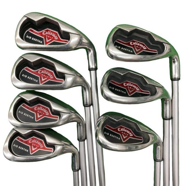【中古】 キャロウェイ BIG BERTHA IRONS(2006) 8S レディース アイアンセット IR JV B-SERIES 45i (フレックスL) レディース 女性用 右利き 右用 Dランク ゴルフクラブ