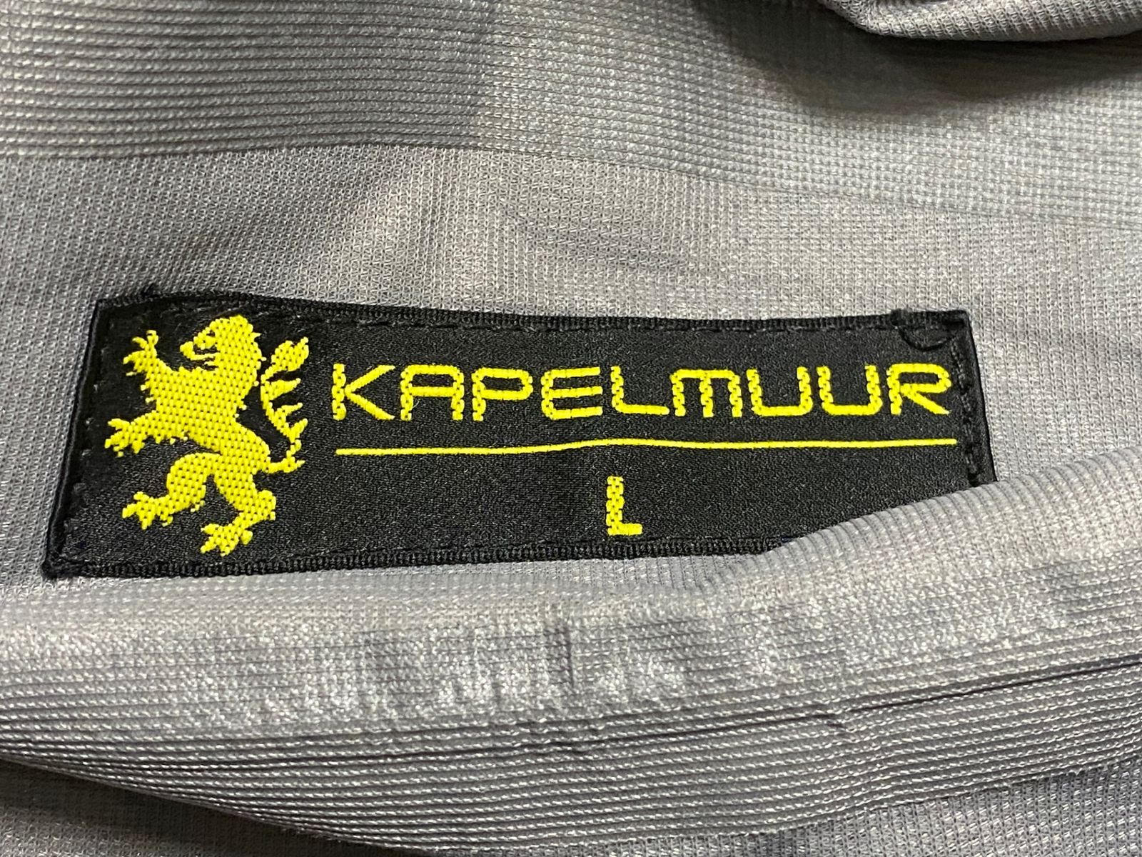 KE433 カペルミュール KAPELMUUR 2.5レイヤー フーディジャケット 長袖 サイクルジャケット グレー L