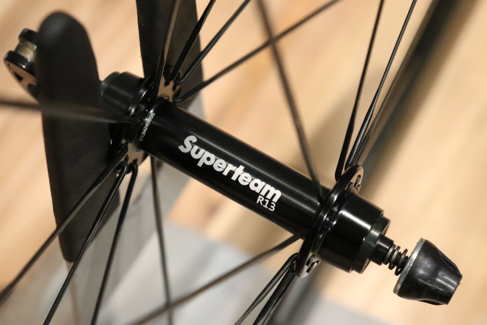 スーパーチーム SUPERTEAM 50mm カーボン クリンチャー ホイールセット