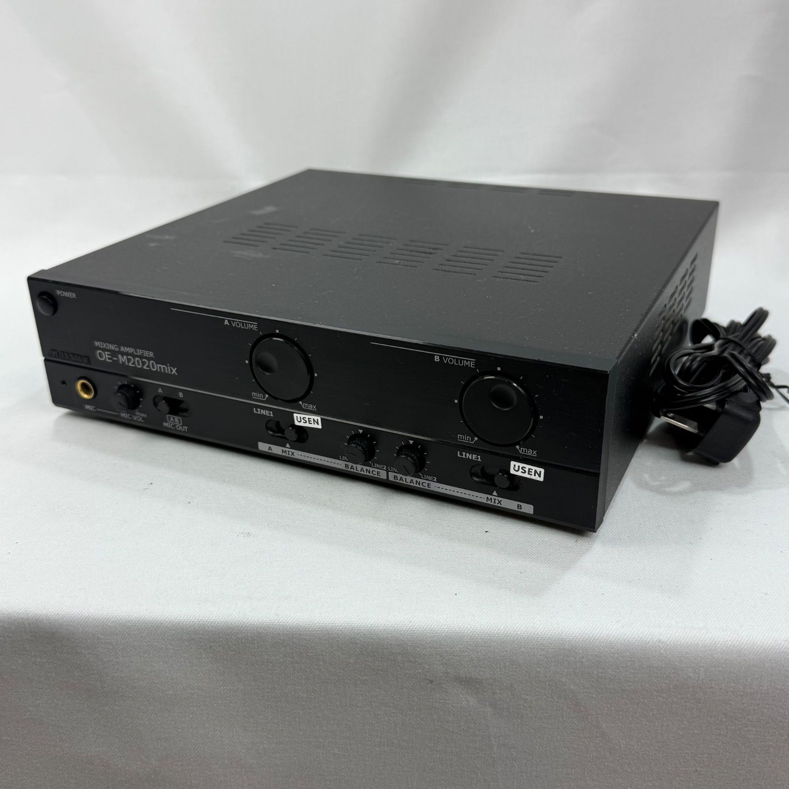 【美品】ミキシングアンプ OE-M2020mix 店舗BGM オースミ電機 MASSIVE OE-M2020mix 美品 ミキシングアンプ