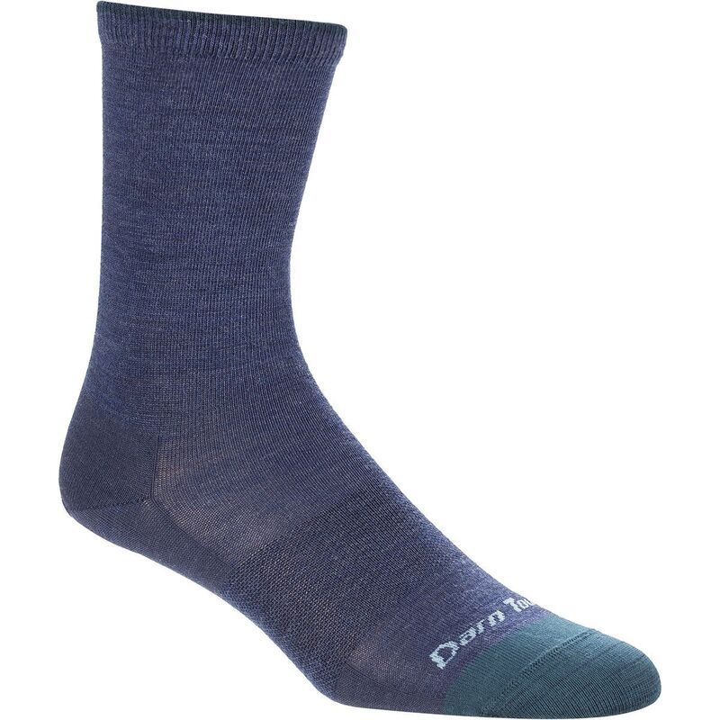 ダーンタフ レディース アンダーウェア 靴下 Darn Tough Solid Basic Light Crew Sock Womens Denim デニム