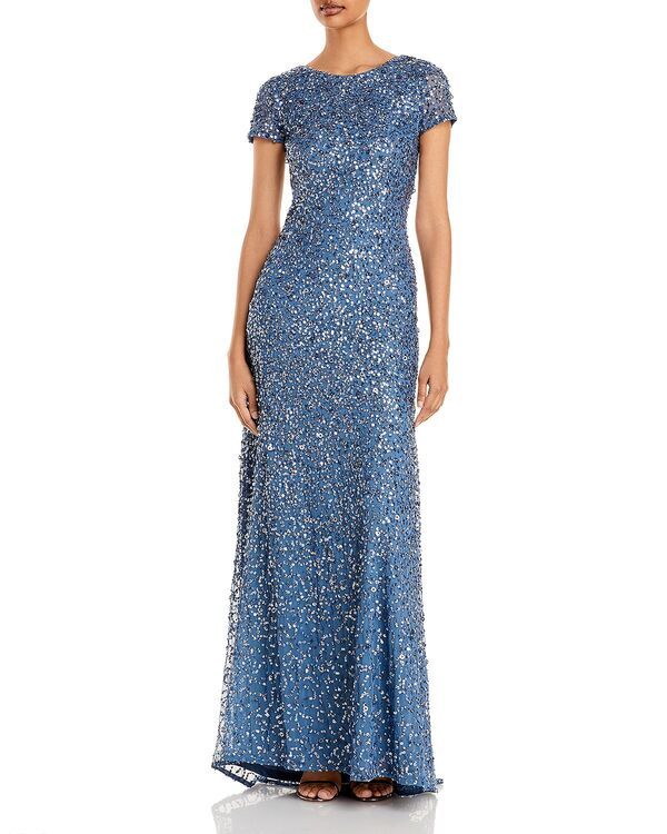 アドリアナ パペル レディース アンダーウェア ナイトウェア スパンコール キャップ Adrianna Papell Sequined Cap Sleeve Gownile