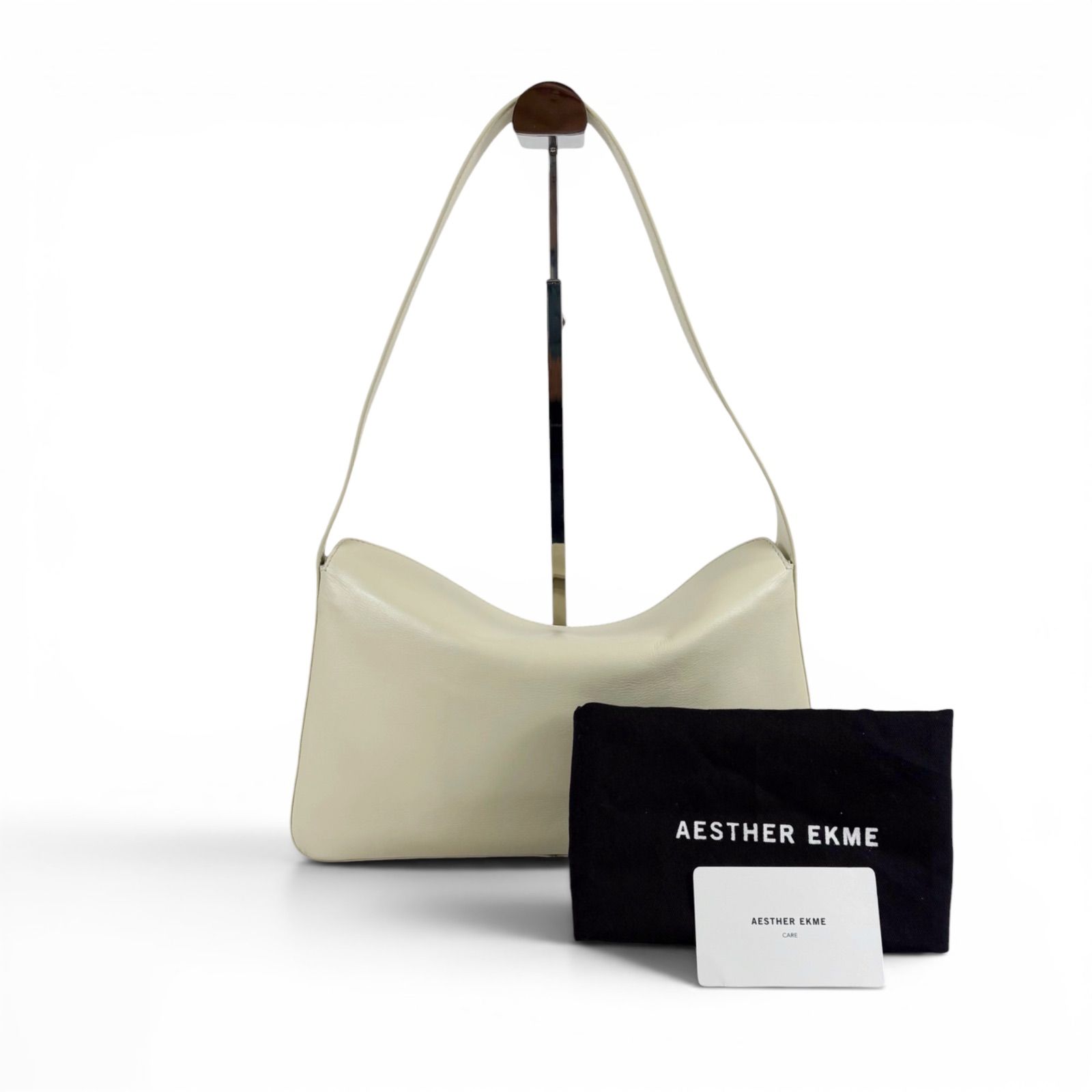 AESTHER EKME エスター エクミSOFT BAGUETTE BAG ホワイト アイボリー 
