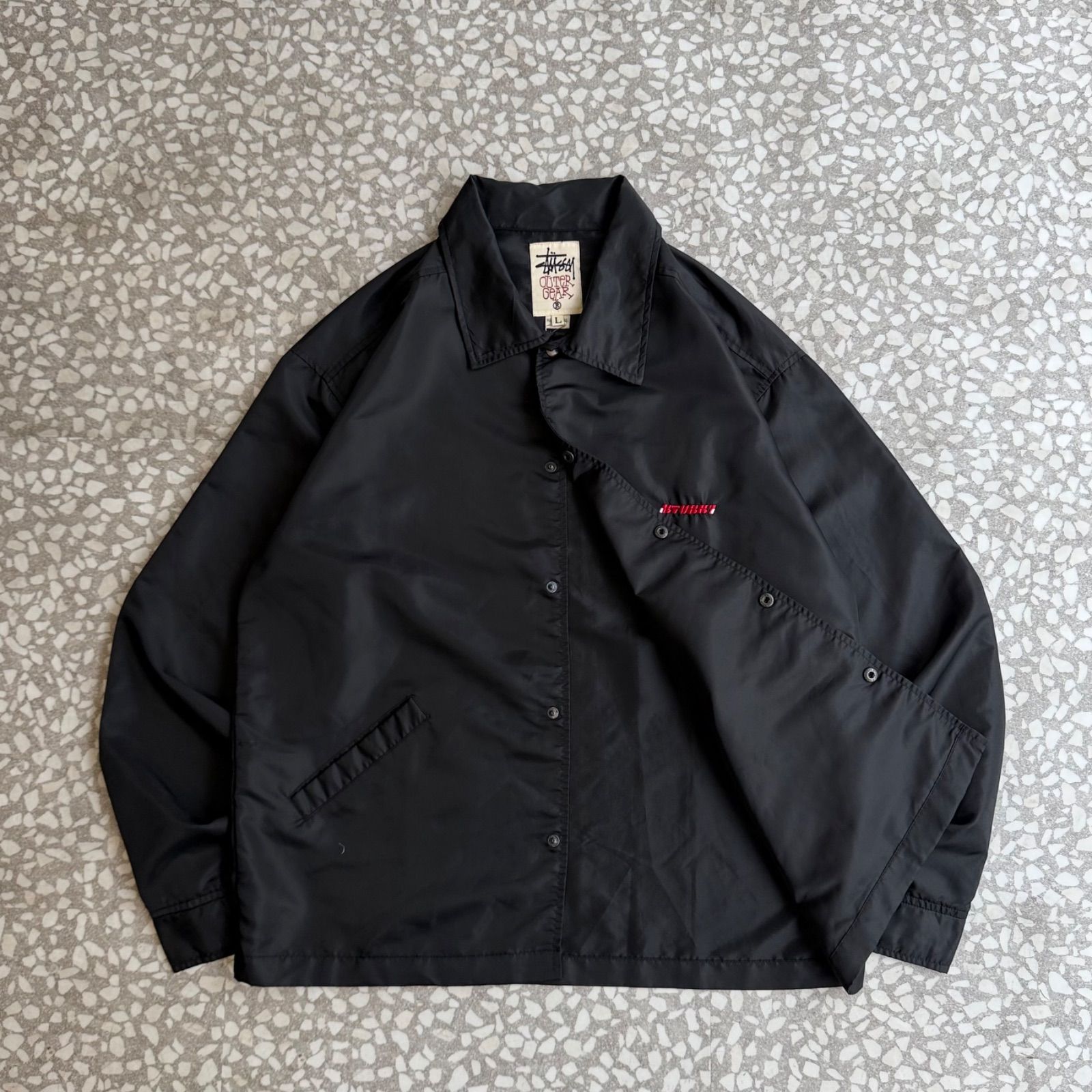 Archive アーカイブ Y2K ] STUSSY / 90's coach jacket size L