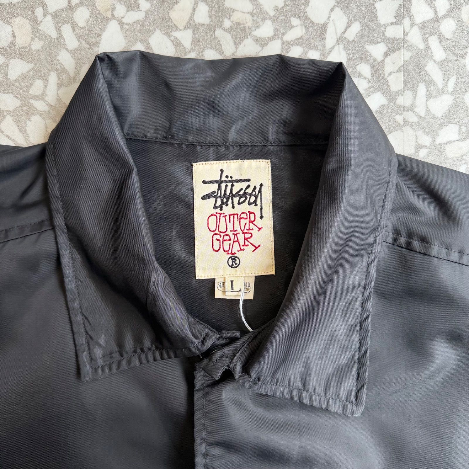 Archive アーカイブ Y2K ] STUSSY / 90's coach jacket size L