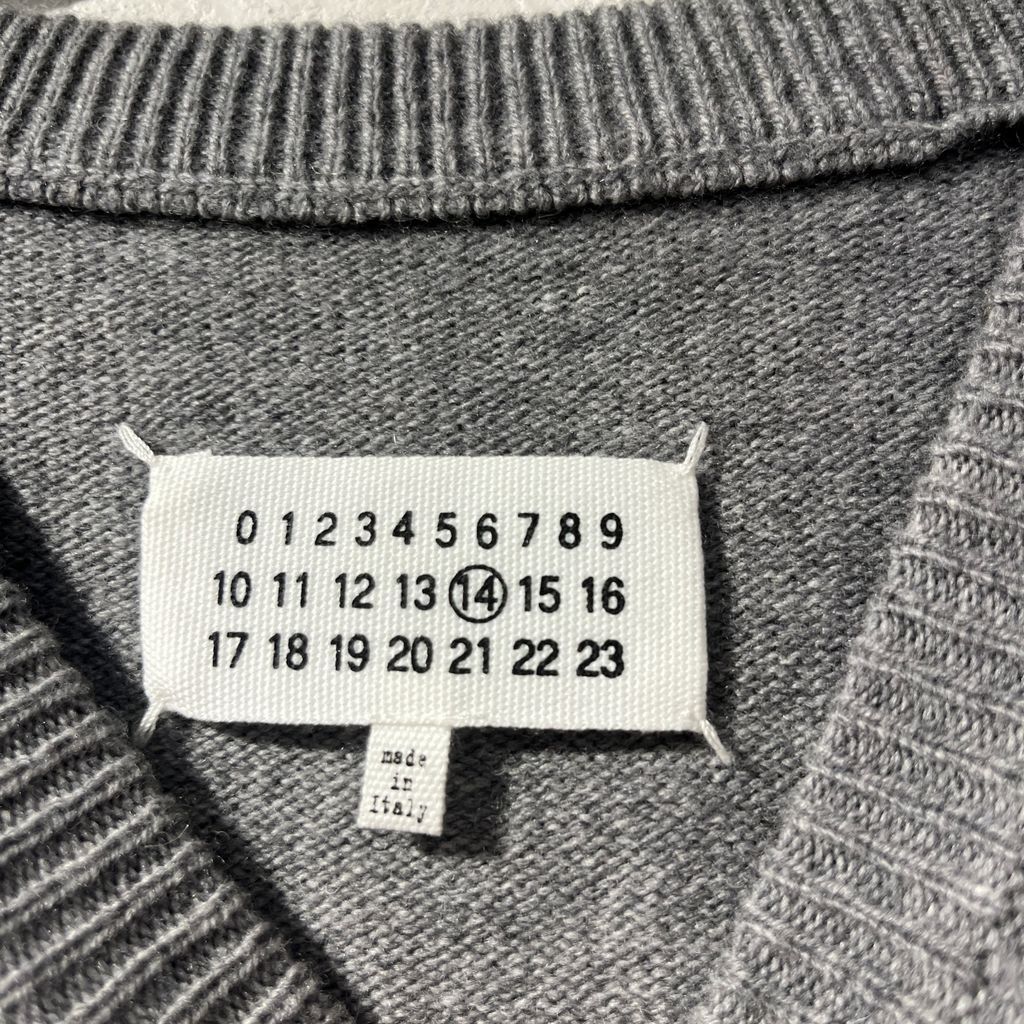 Maison Margiela メゾンマルジェラ 19AW Arm Stripe Crew Knit ニット