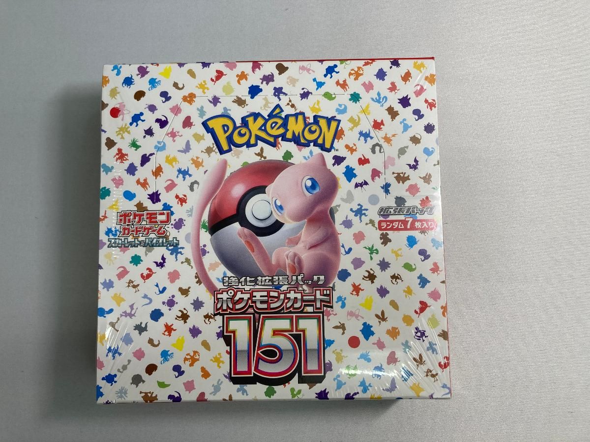 【シュリンク付き】 スカーレット&バイオレット ポケモンカード151 スカーレット&バイオレット 強化拡張パック 151(シュリンク未開封BOX