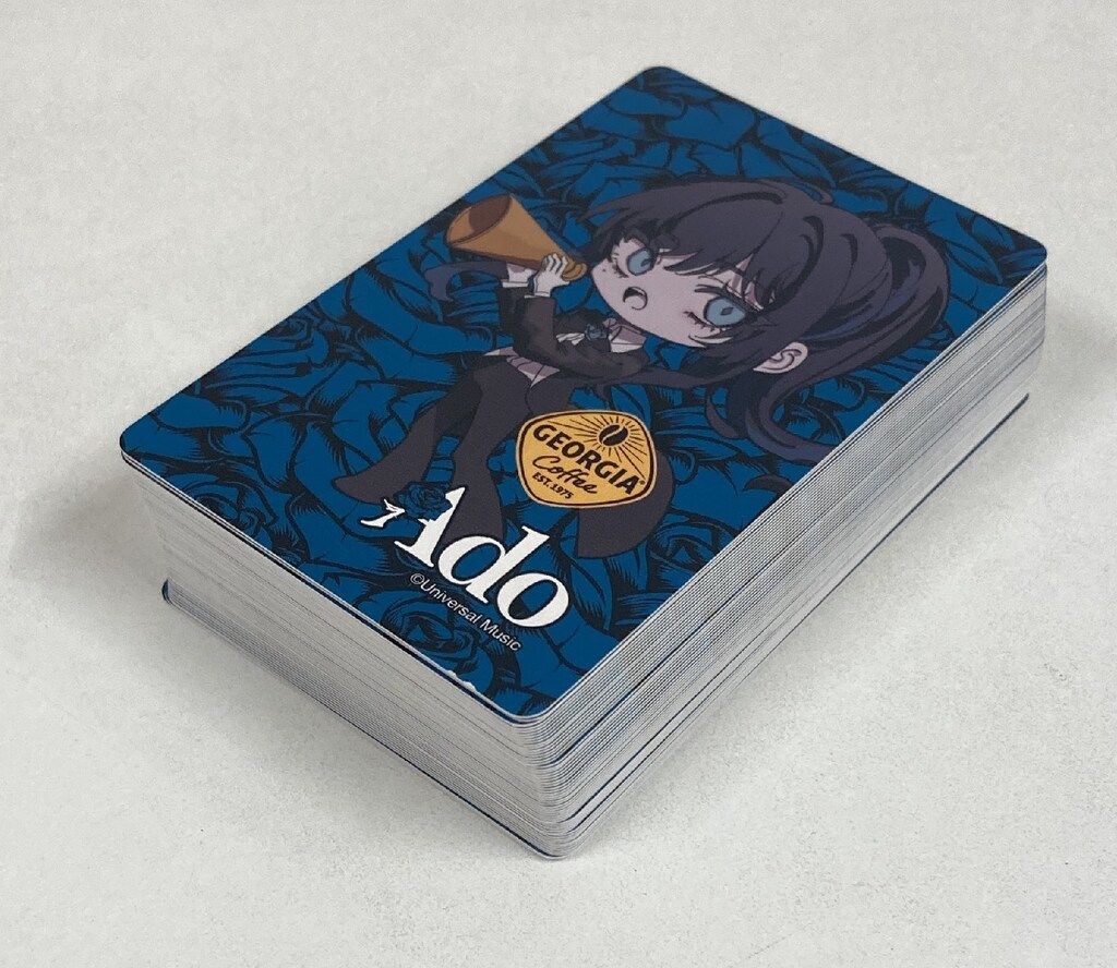 ジョージア×Ado Ado オリジナルトランプ 青 - メルカリ