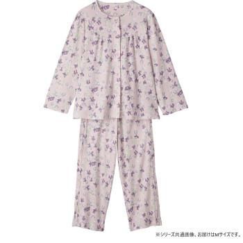 ケアファッション フルオープンパジャマ(婦人) パープル M 3851511