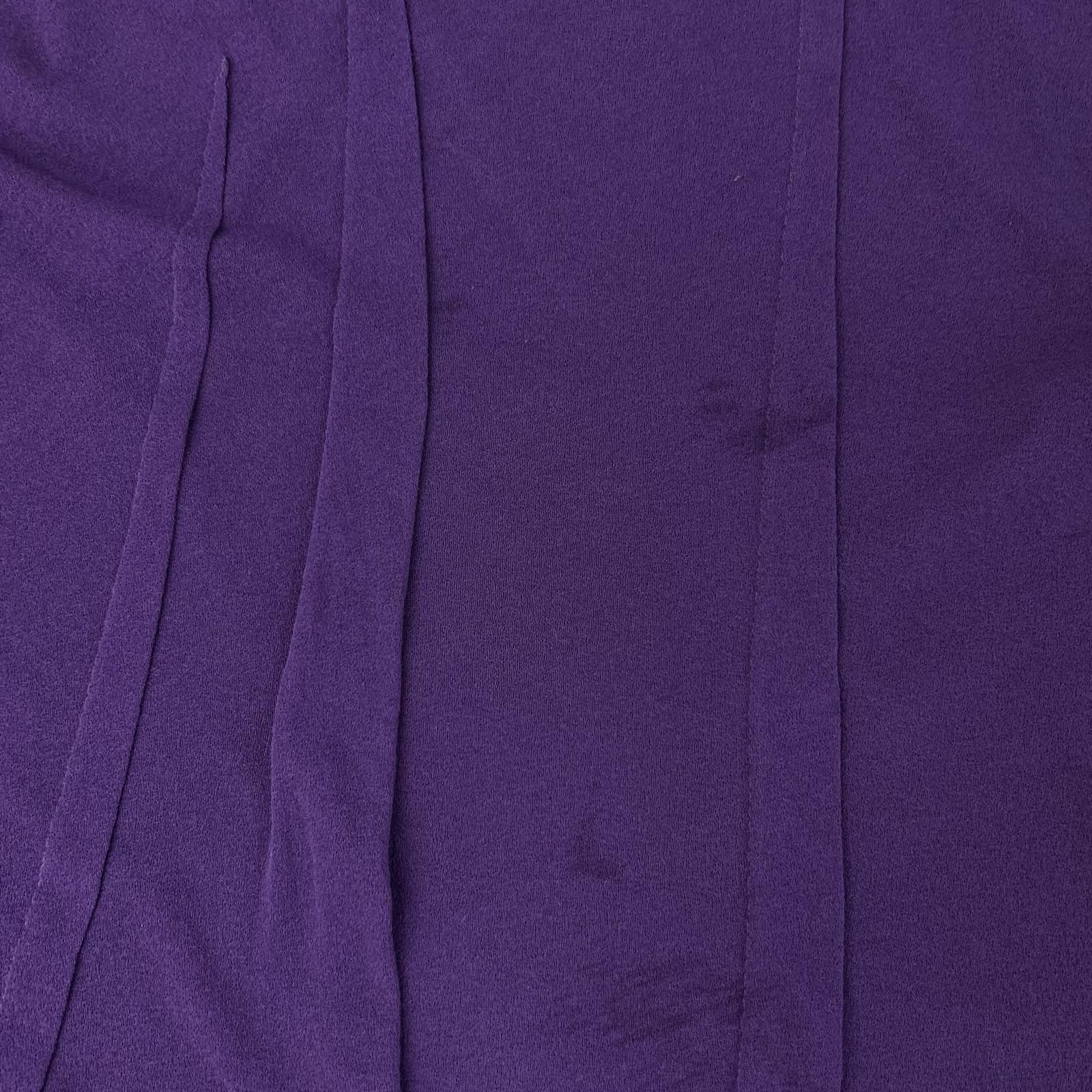 Yohji Yamamoto ヨウジヤマモト FG-T30-081 パープル 梨地織 コットン
