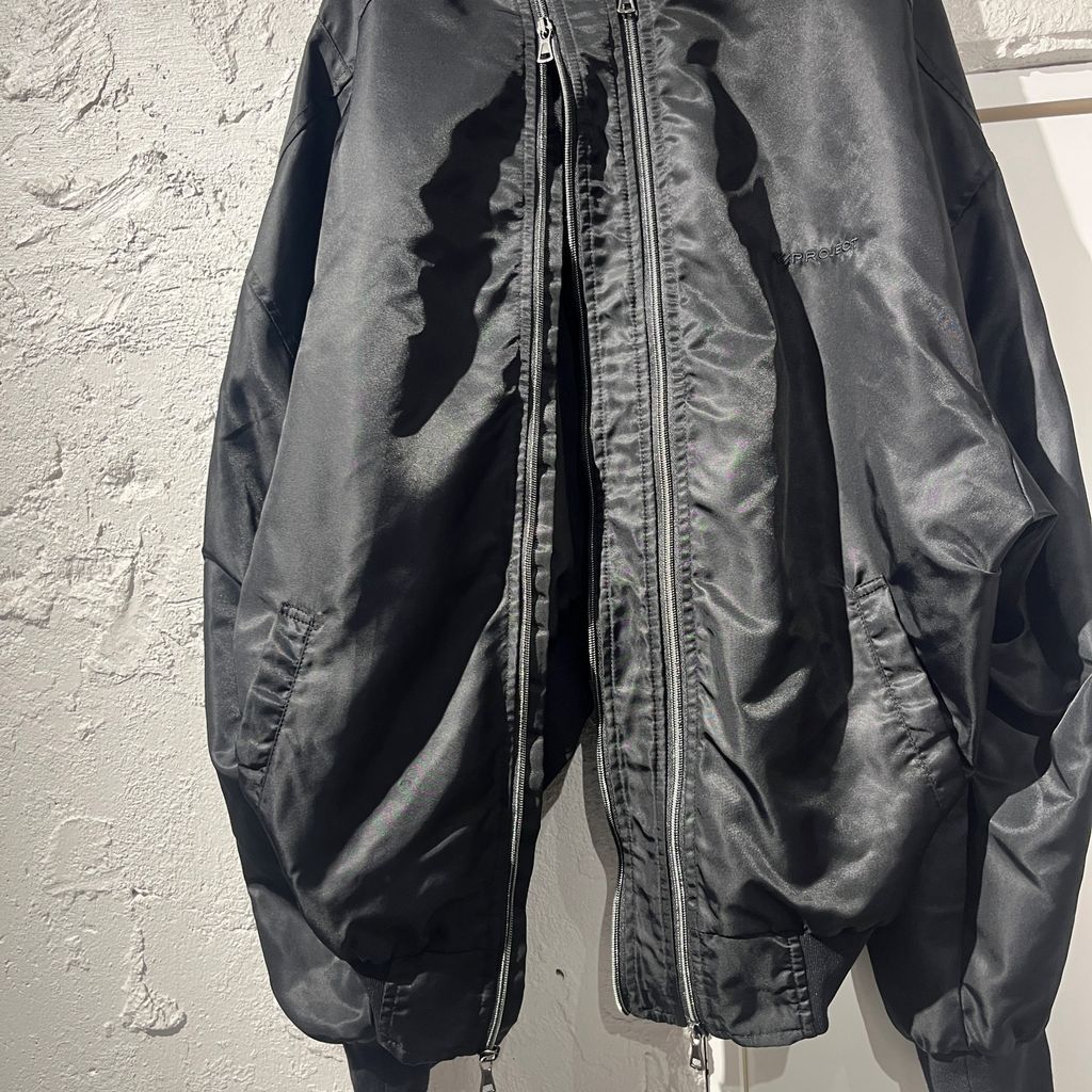 Y/PROJECT ワイプロジェクト Double Zip Nylon Bomber Jacket ボンバー